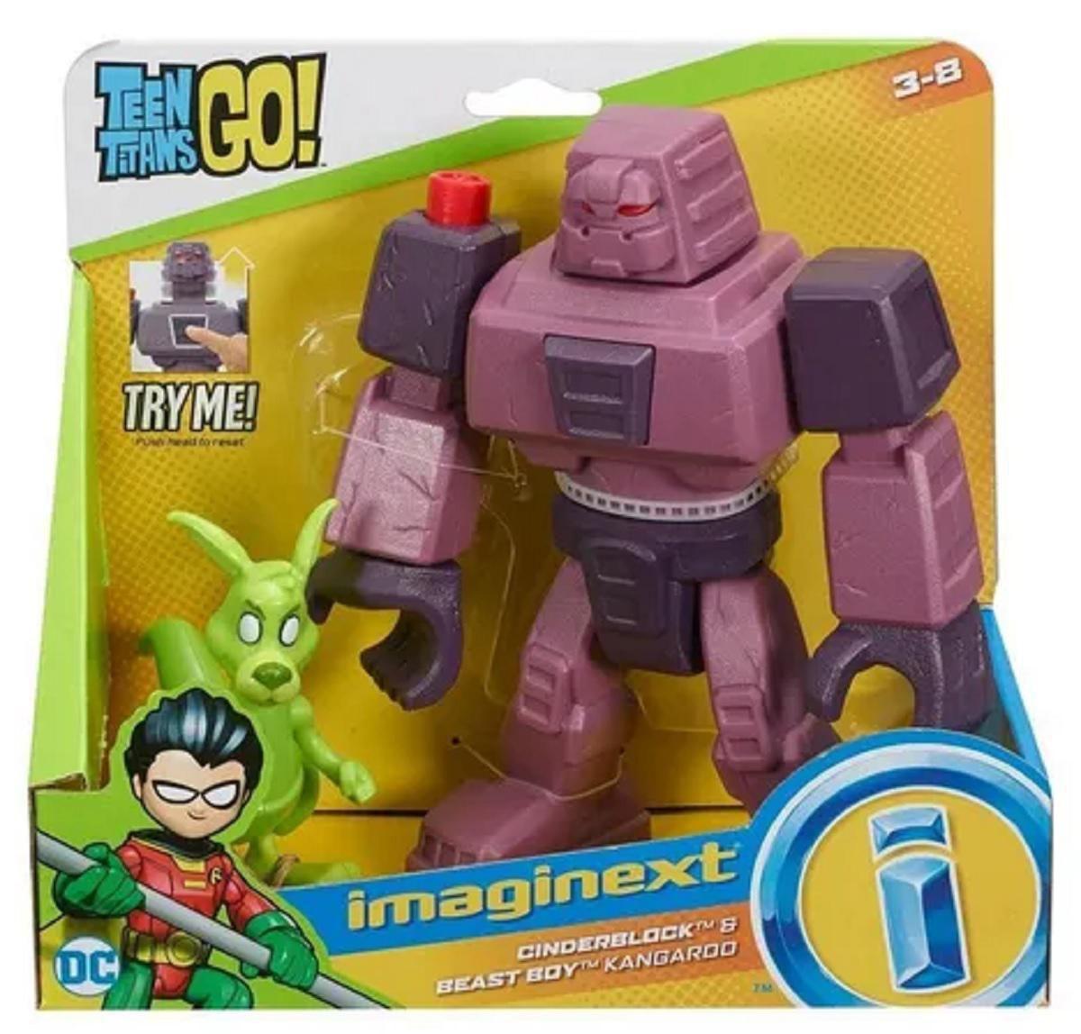 Brinquedo Jovens Titans Cinderblock E Mutano - Mattel - Bonecos ...