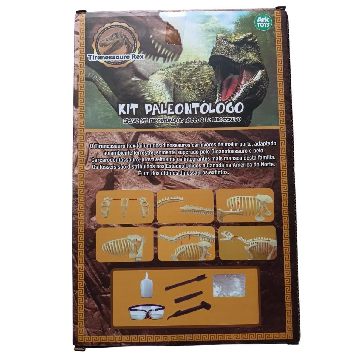 Kit de Escavação Tiranossauro Rex - 4M - Escave agora!