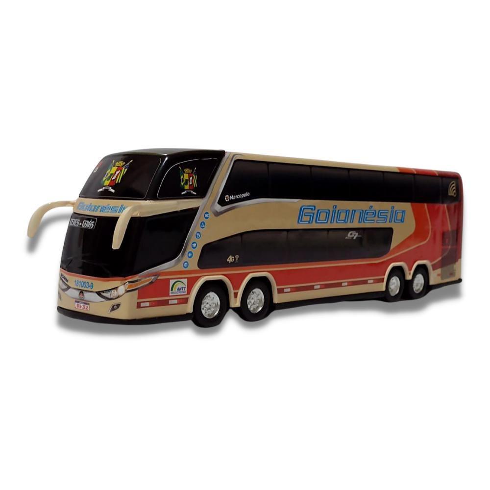 Brinquedo Ônibus Empresa Viação Goianésia 30Cm - Rodoviário G7 Dd 2 Andares  Ertl - Caminhões, Motos e Ônibus de Brinquedo - Magazine Luiza