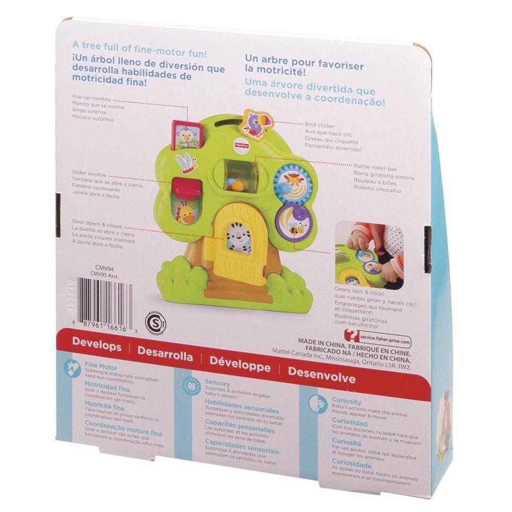 Brinquedo para Bebê Árvore Sons Divertidos FisherPrice Mattel Brinquedos Educativos