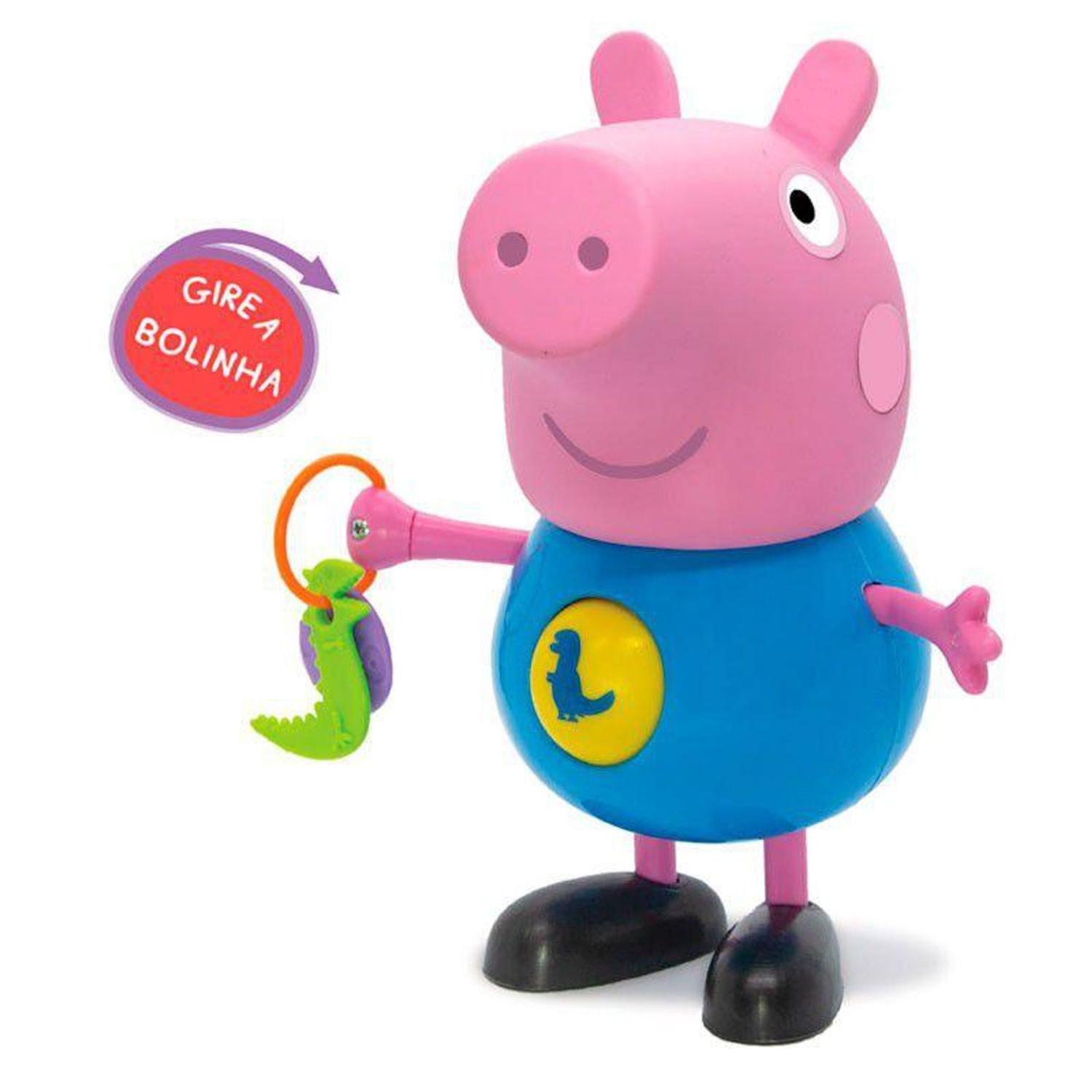 Brinquedo Para Bebe Da Peppa Pig George Com Atividades Elka Bonecos Magazine Luiza