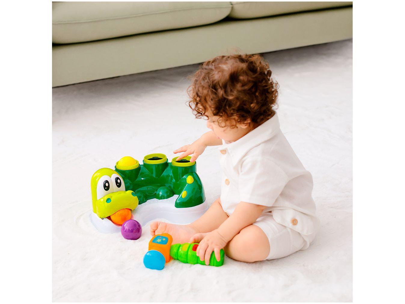 Brinquedo para Bebê Jacaré Bate-martelo Buba