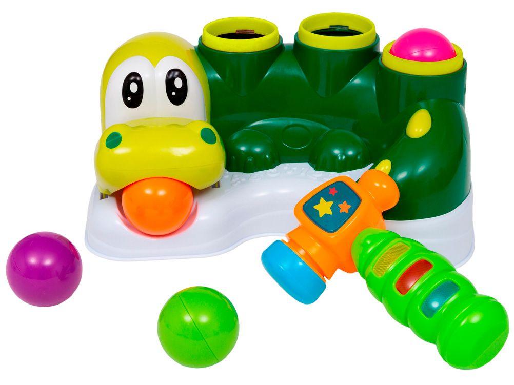 Brinquedo para Bebê Jacaré Bate-martelo Buba