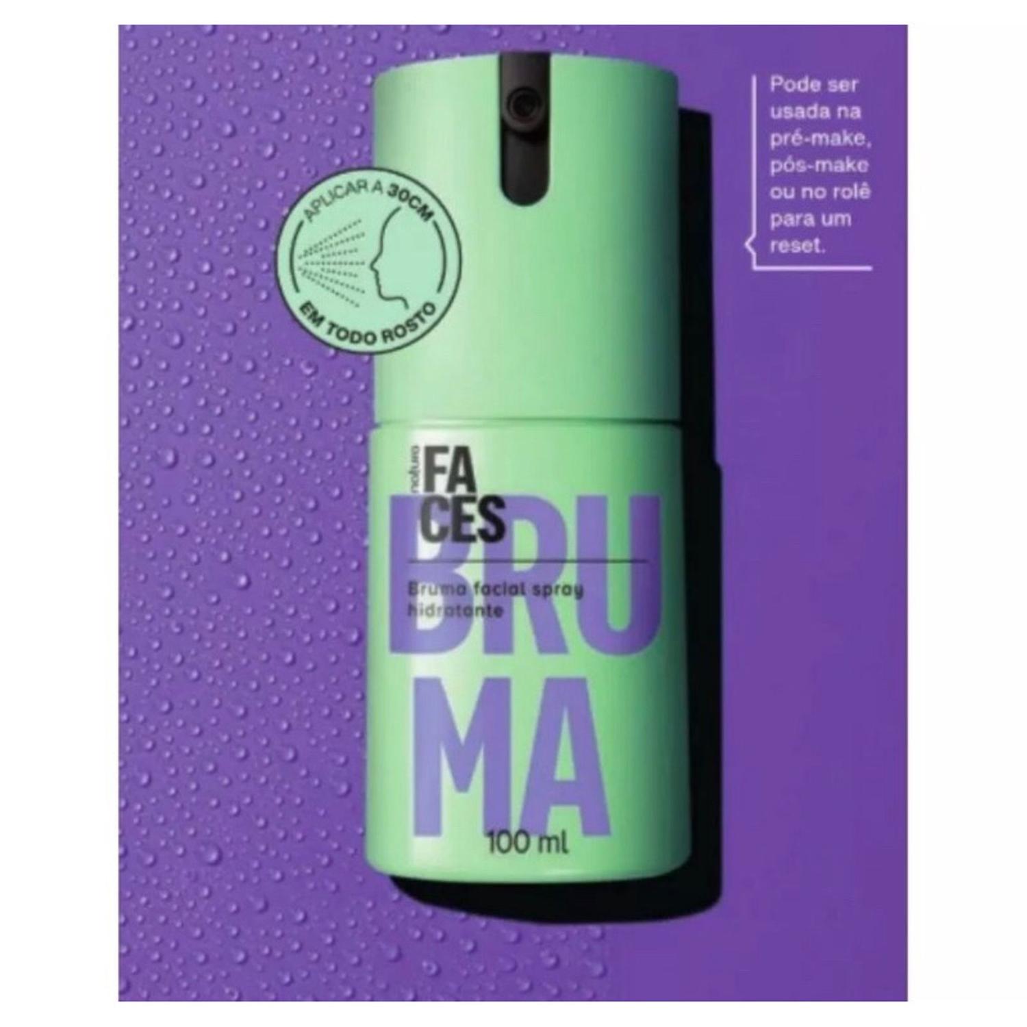 Bruma Facial Hidratante Spray Natura Faces 100ml, Magalu Empresas
