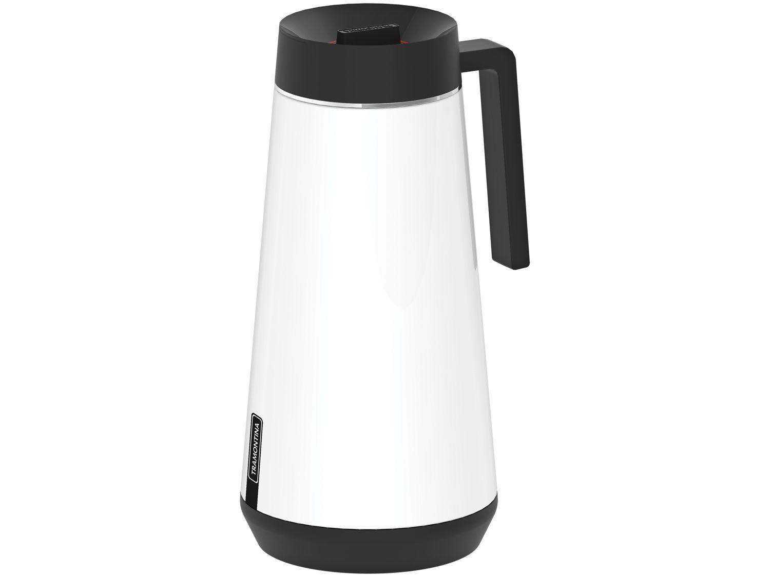 Bule de Chá e Café Térmico Branco com Tampa e Infusor 750ml Tramontina Exata 61644074