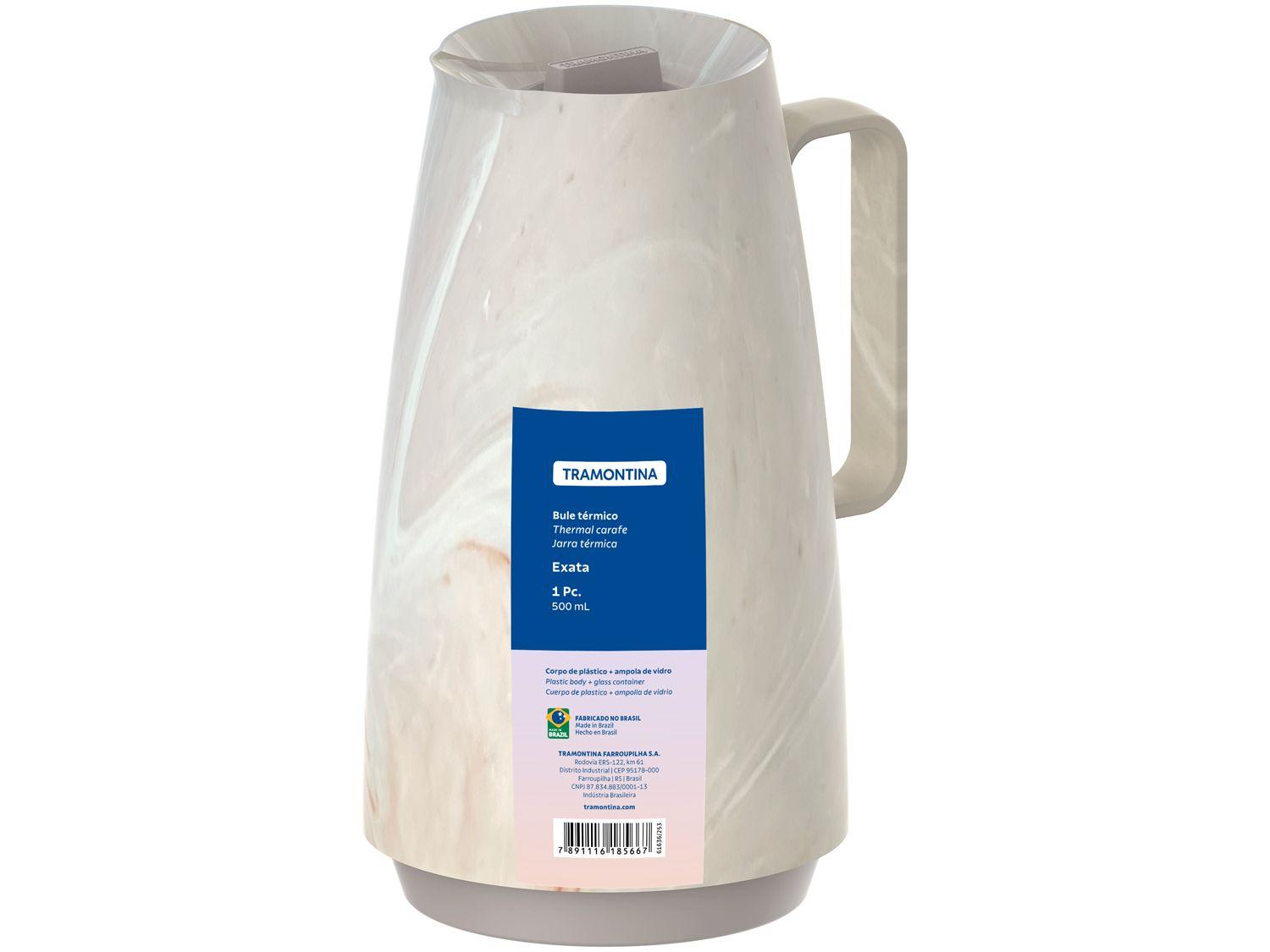 Bule de Chá e Café Térmico Creme 500ml Tramontina Exata