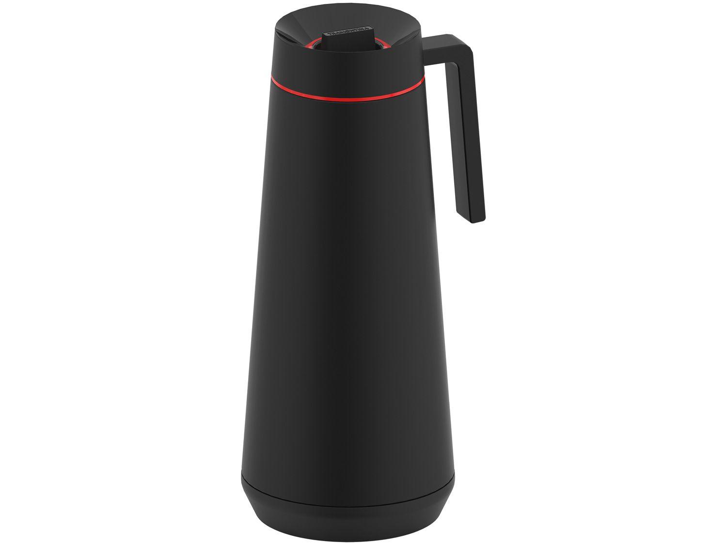 Bule Térmico de Aço Inox Preto com Tampa 1L Tramontina Exata