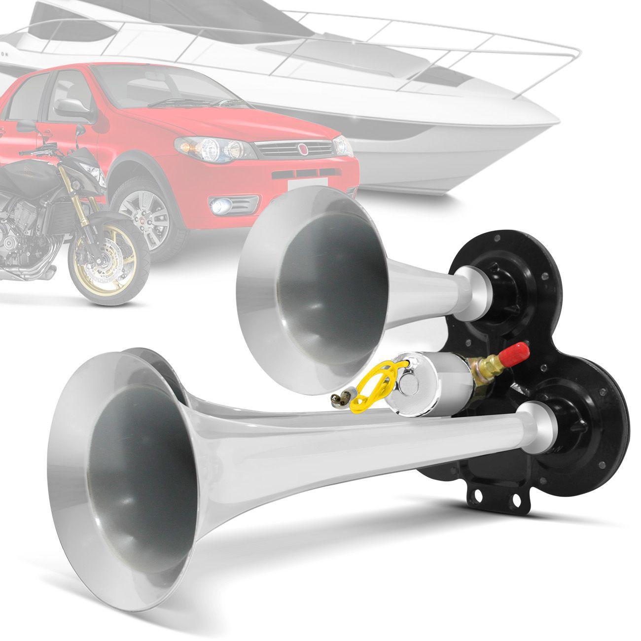 Buzina Eletropneumática de Ar 3 Universal