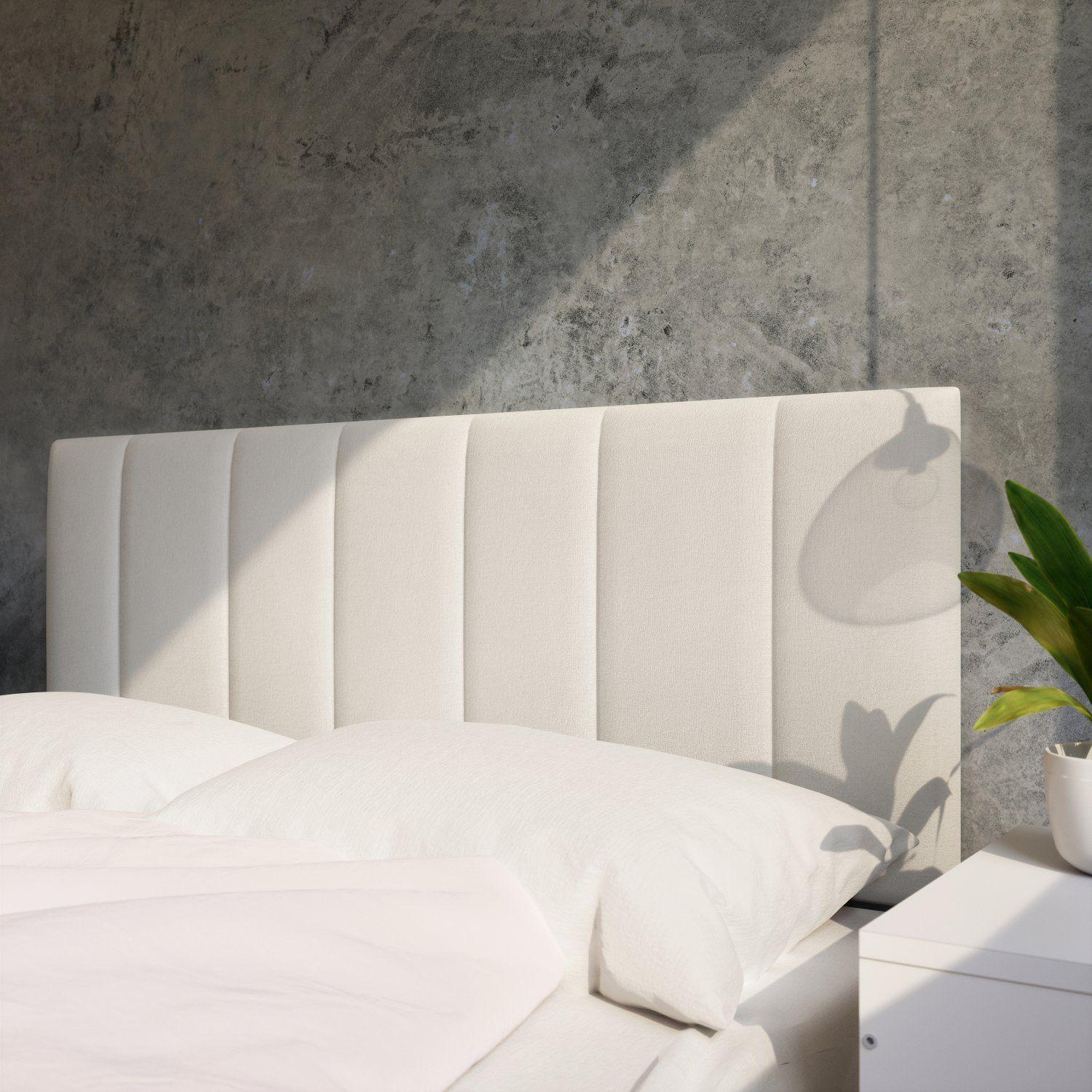 Cabeceira Casal Estofada Uvaia Madeiramadeira Branco Cabeceira Cama Box Casal Magazine Luiza