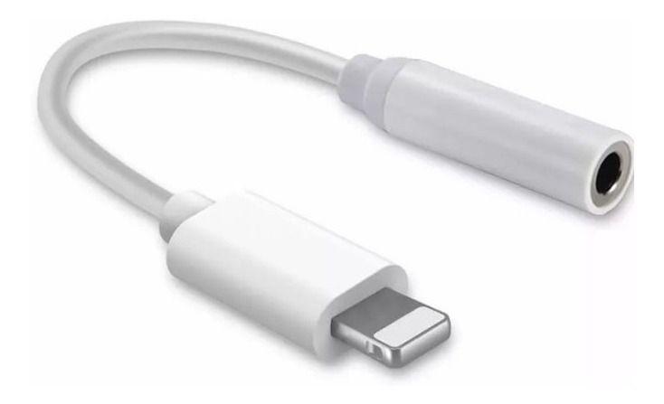 Cabo Adaptador P/ iPhone Lightning P/ P2 Fone Áudio