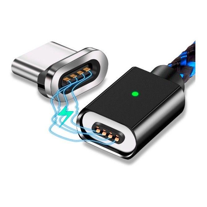 Imagem de Cabo Carregador De Celular Magnético Tipo C 1m Reforçado