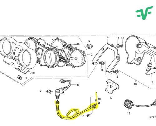 Cabo do velocimetro honda cbx 250 cc twister - FREEDOM PARTS Cabo do velocimetro honda cbx 250 cc twister - FREEDOM PARTS