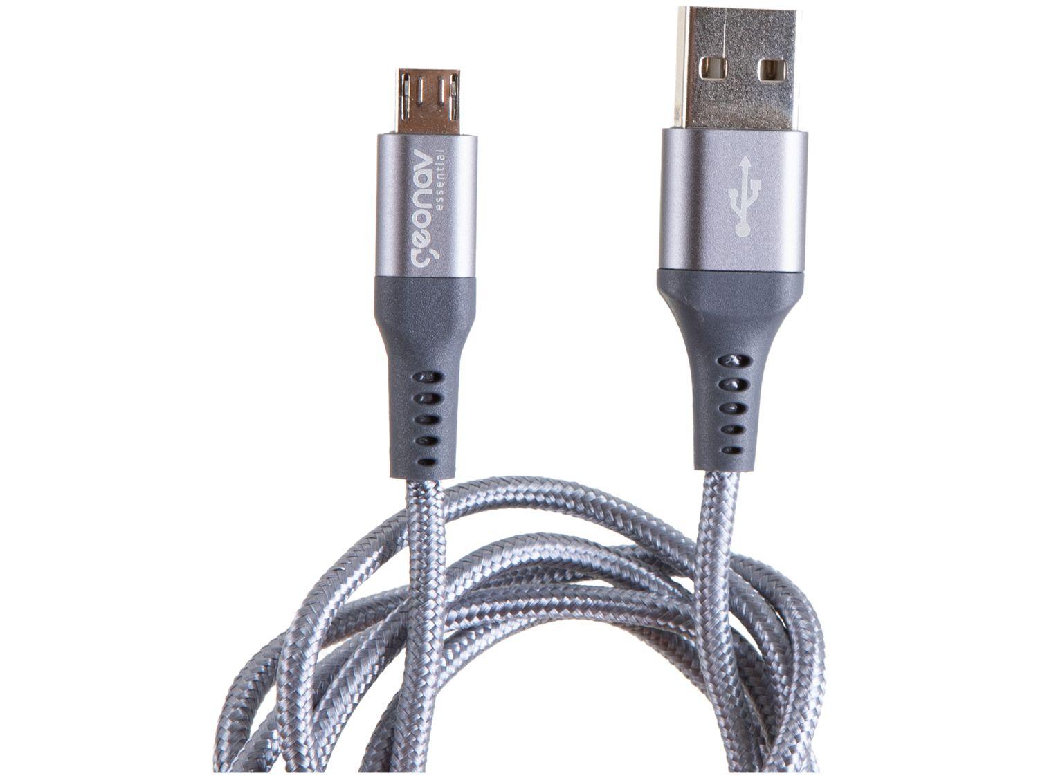Cabo Micro USB Universal 1m Geonav Essential Espacial