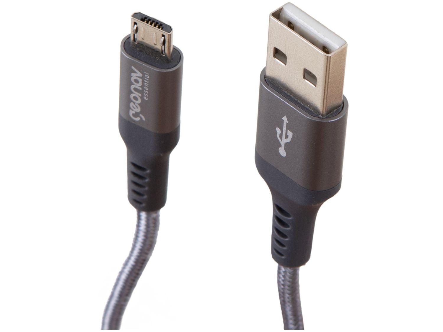 Cabo Micro USB Universal 1m Geonav Essential Espacial