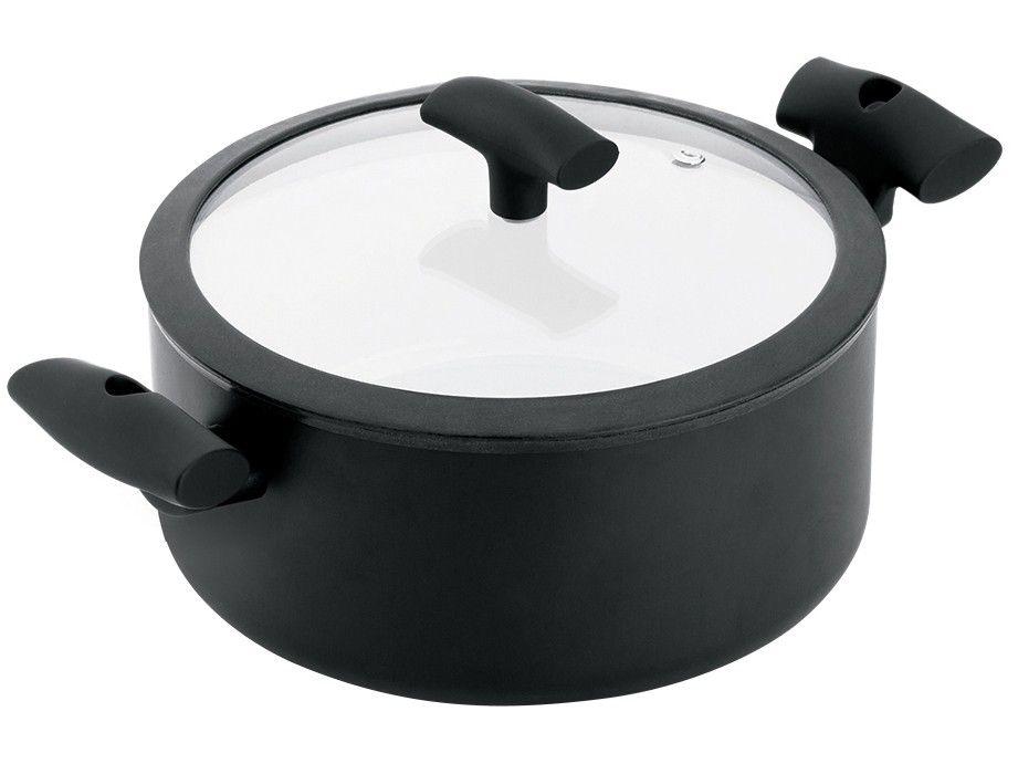Caçarola Hercules Antiaderente Preto 5L 24cm