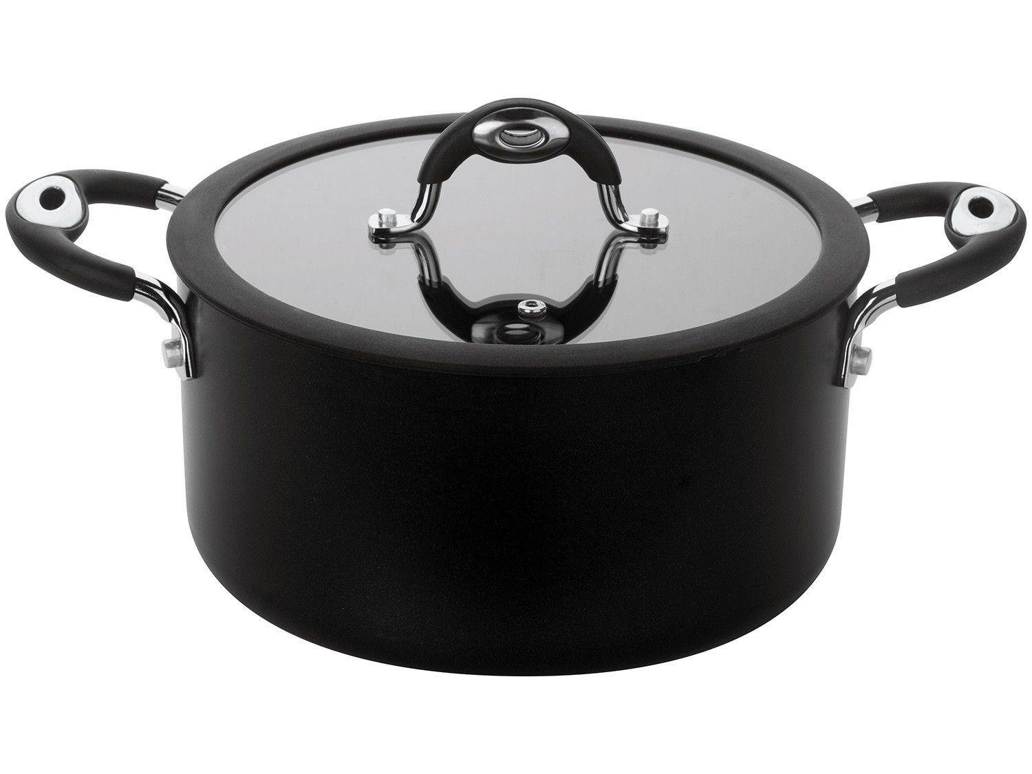 Caçarola Multiflon Antiaderente Preta 9,3L