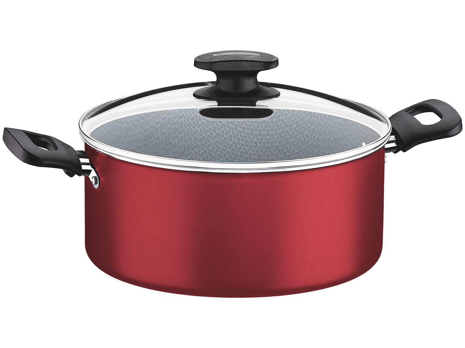 Caçarola Tramontina Antiaderente Vermelho 2,8L 20cm Loreto 20382720