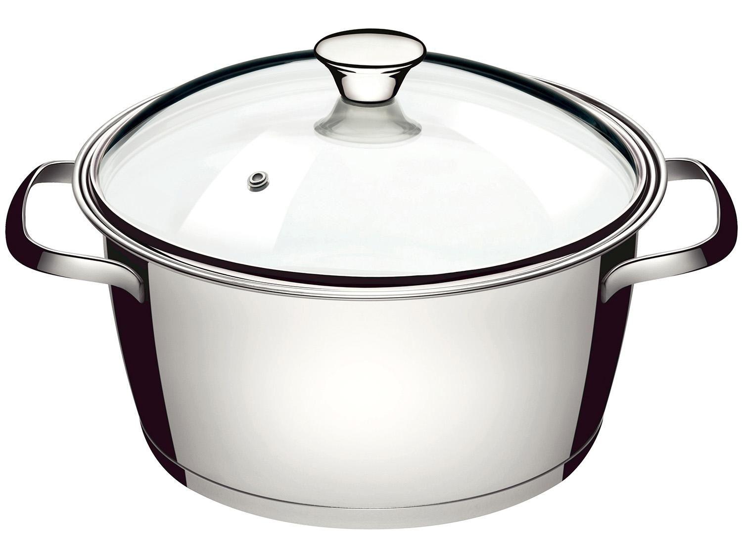 Caçarola Tramontina Inox 1,5L 16cm com Tampa  