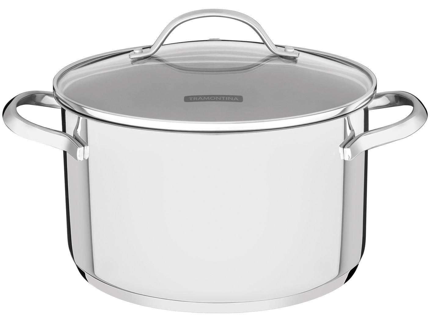 Caçarola Tramontina Inox 20cm 3,6L Una