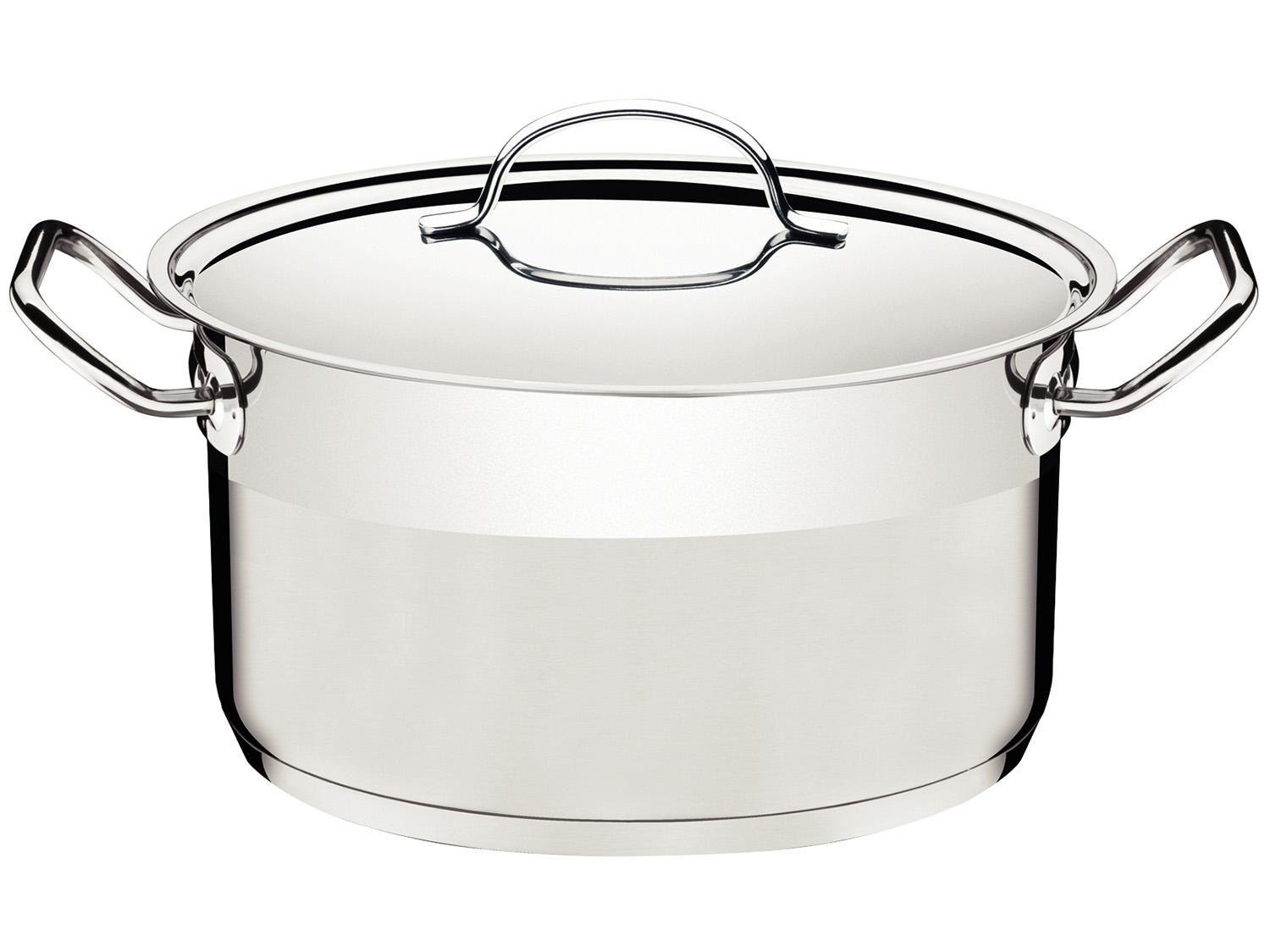 Caçarola Tramontina Inox 8,46L com Tampa