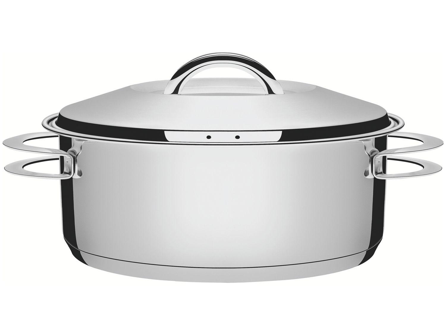 Caçarola Tramontina Inox Rasa 24cm 4,7L Solar