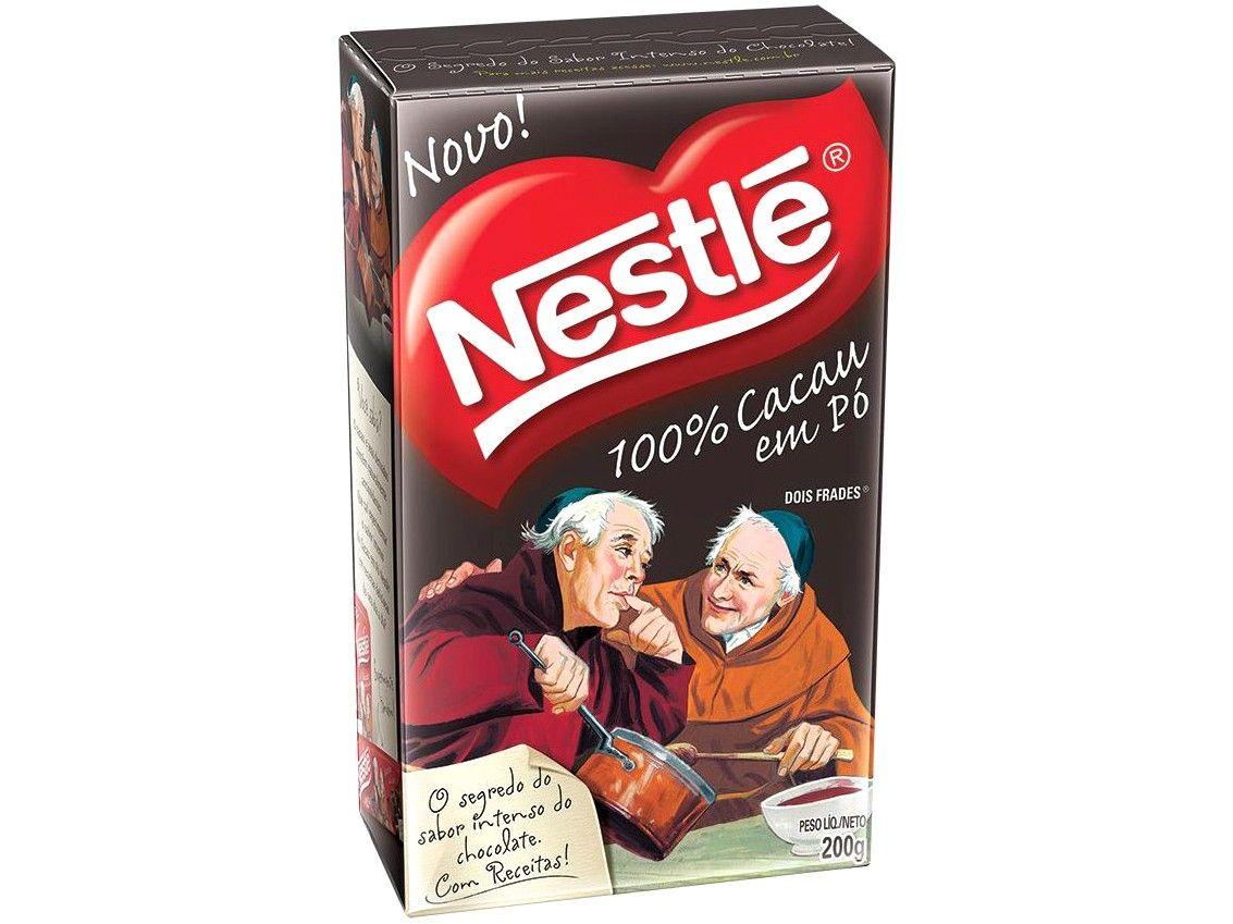 Cacau em Pó Dois Frades 100% Cacau Nestlé