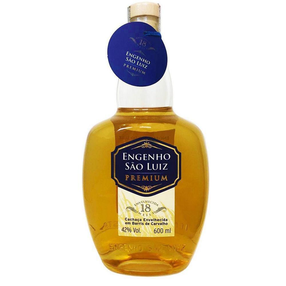 【Brasil 】ENGENHO SÃO LUIZ Cachaça 600ml Cachaça Engenho São Luiz Premium 600Ml - Sao Luiz - Cachaça
