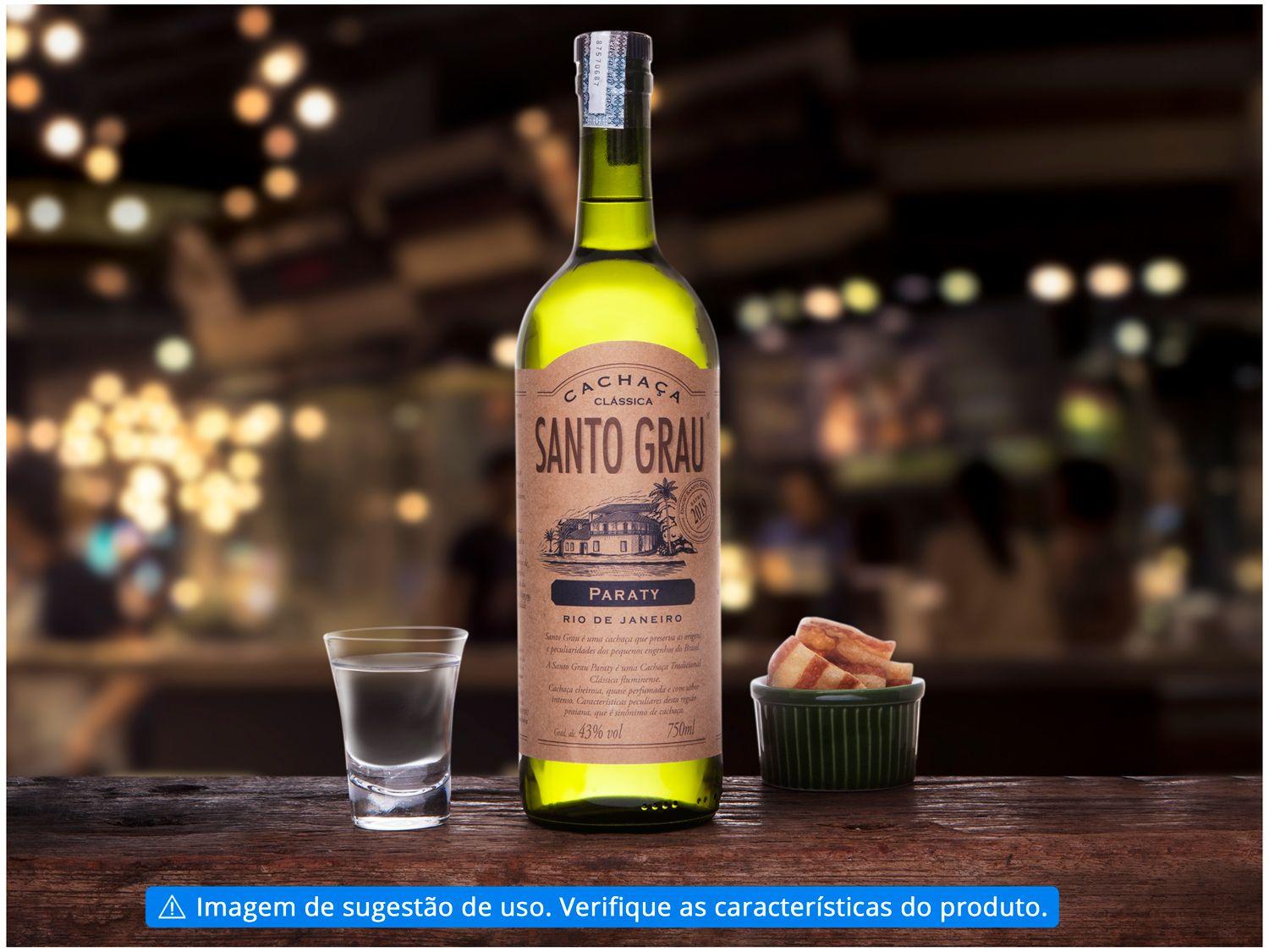 Cachaça Santo Grau Clássica Paraty 750ml