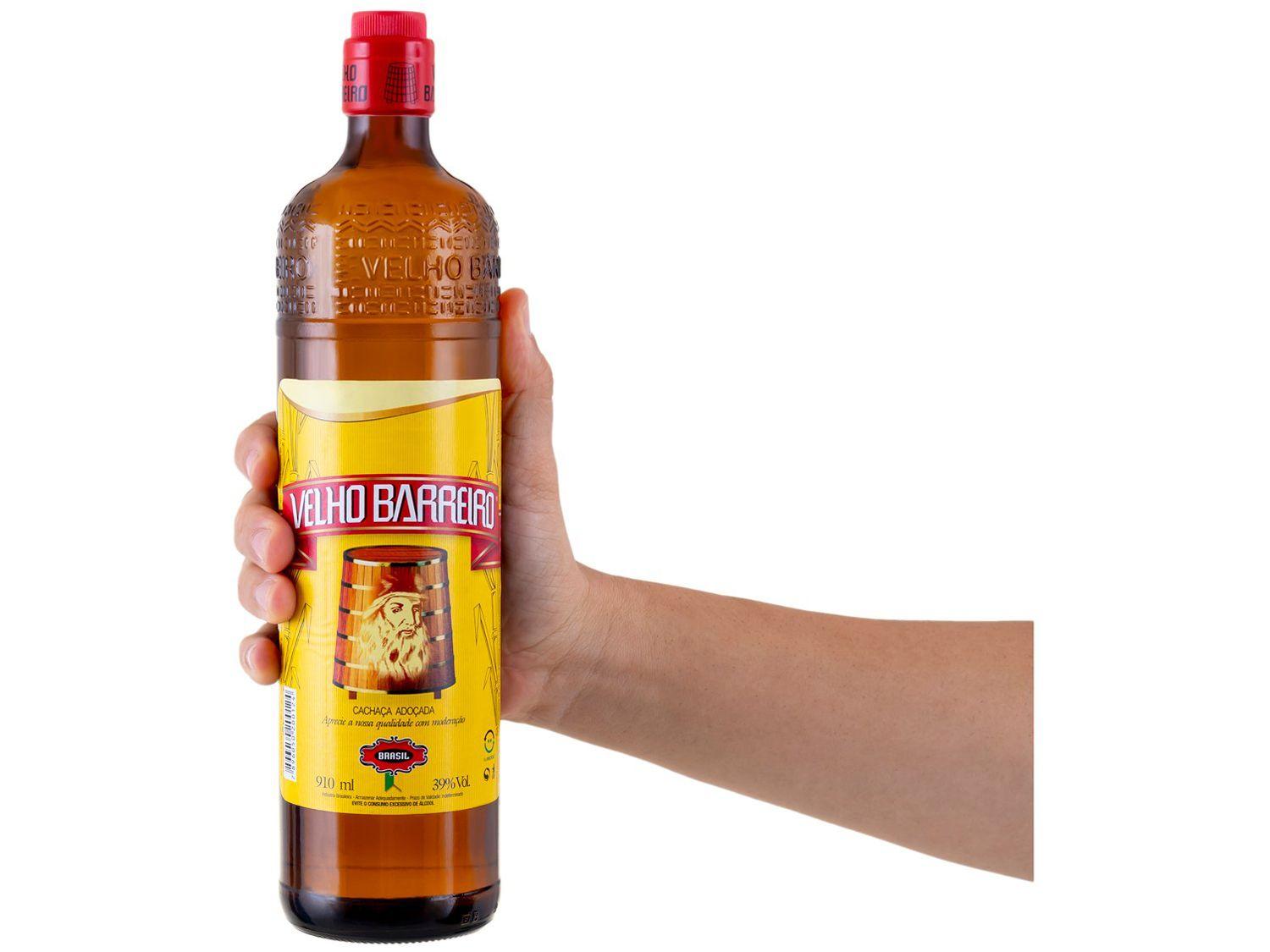 Cachaça Velho Barreiro Pura 910ml