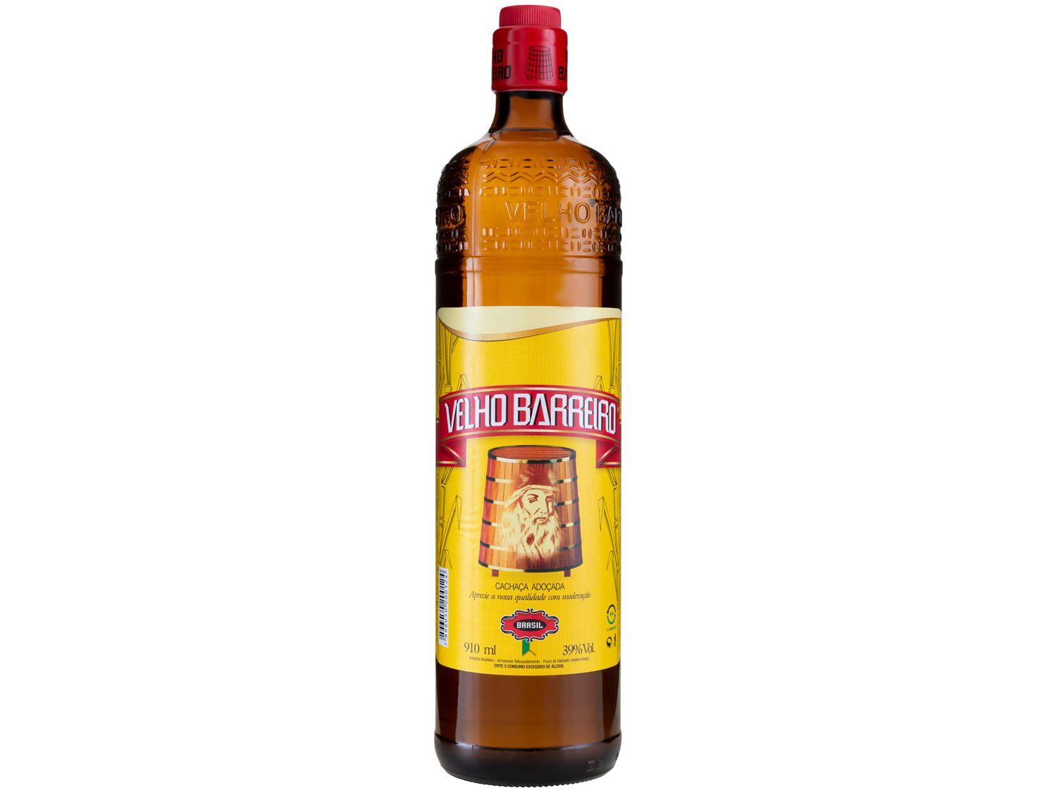 Cachaça Velho Barreiro Pura 910ml