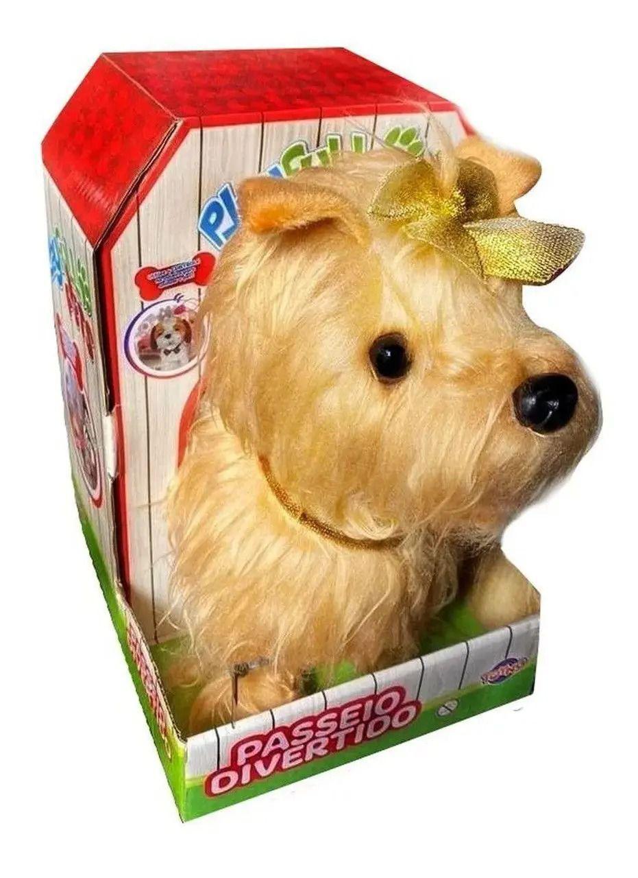 Cachorrinho Marrom Play Full Pets Coleira Com Controle - Anda e Late ...