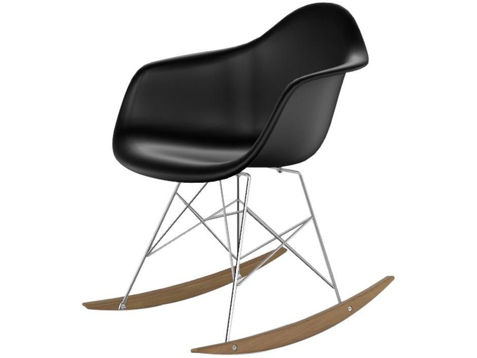 Cadeira de Balanço Empório Tiffany Eames Arm
