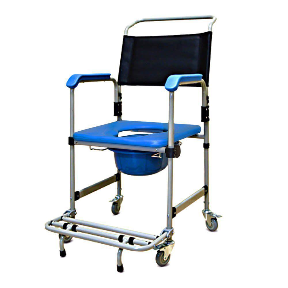 Cadeira de Banho Higiênica Reforçada com Assento Estofado