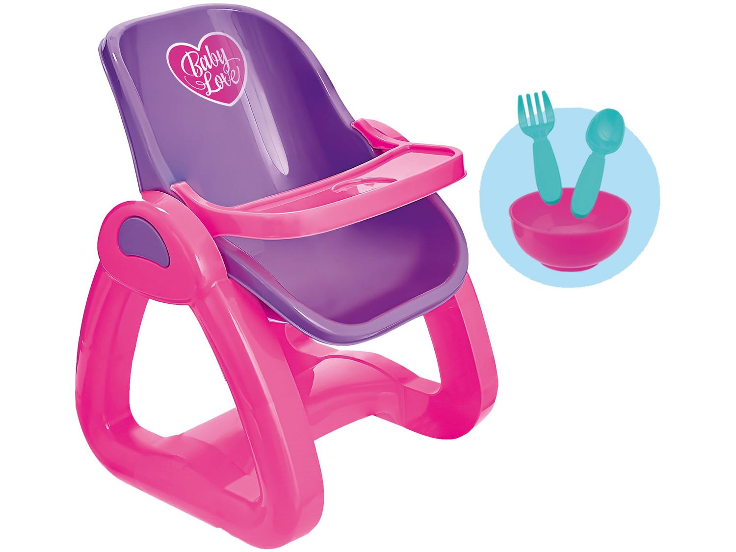 Cadeira de Papinha para Boneca Usual Brinquedos