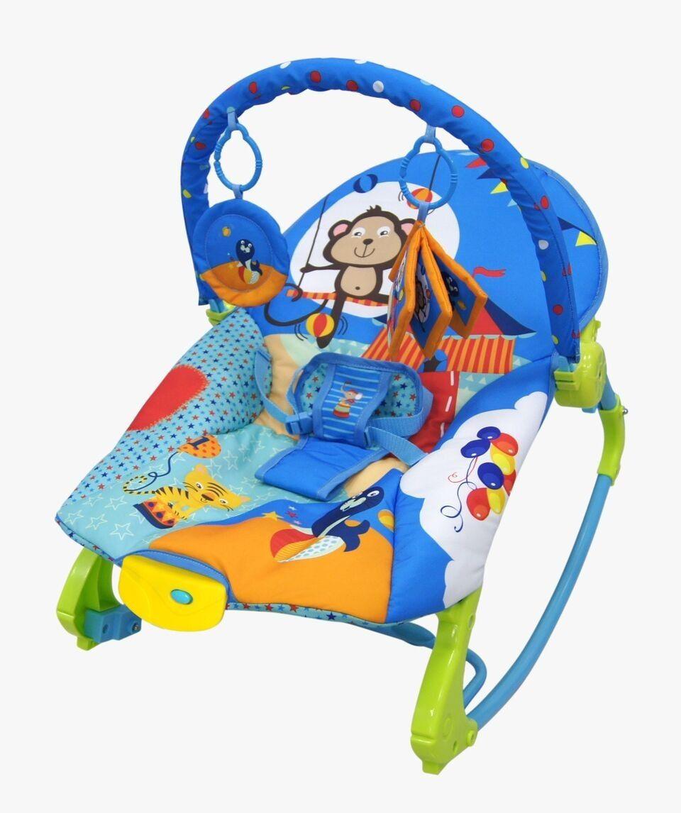 Cadeirinha / Balanço Vibratória para bebê 18 Kg Azul - Color Baby
