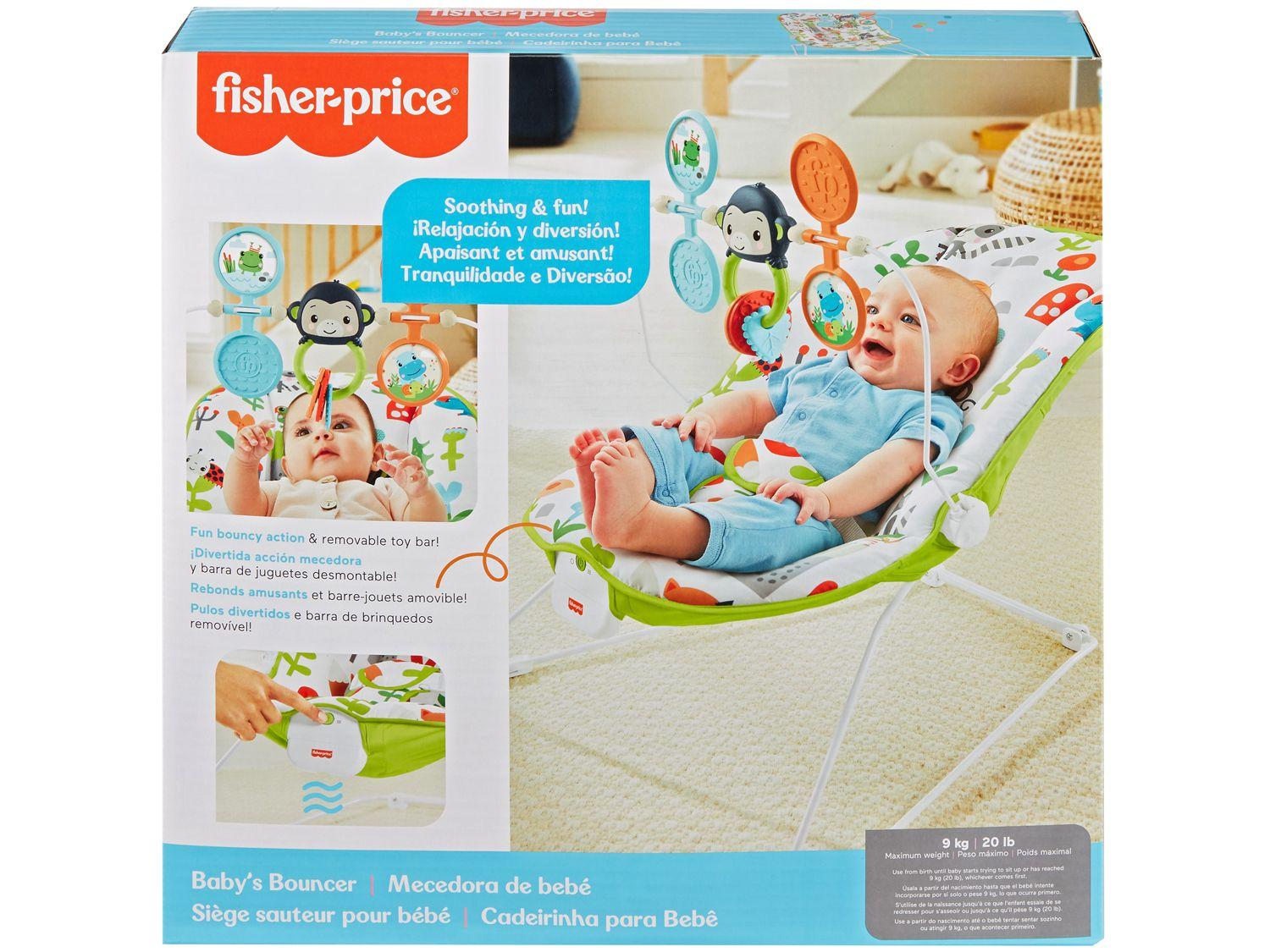 Cadeirinha de Descanso Fisher-Price FP Core HCF38 - Amigos da Selva 0 a ...