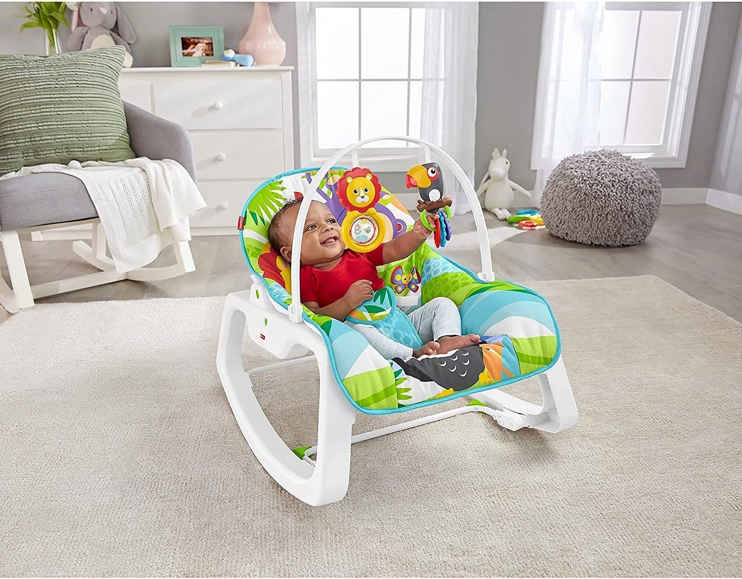 Cadeirinha Macaquinho e Leão Fisher Price para Bebês Mattel - GDP94 ...