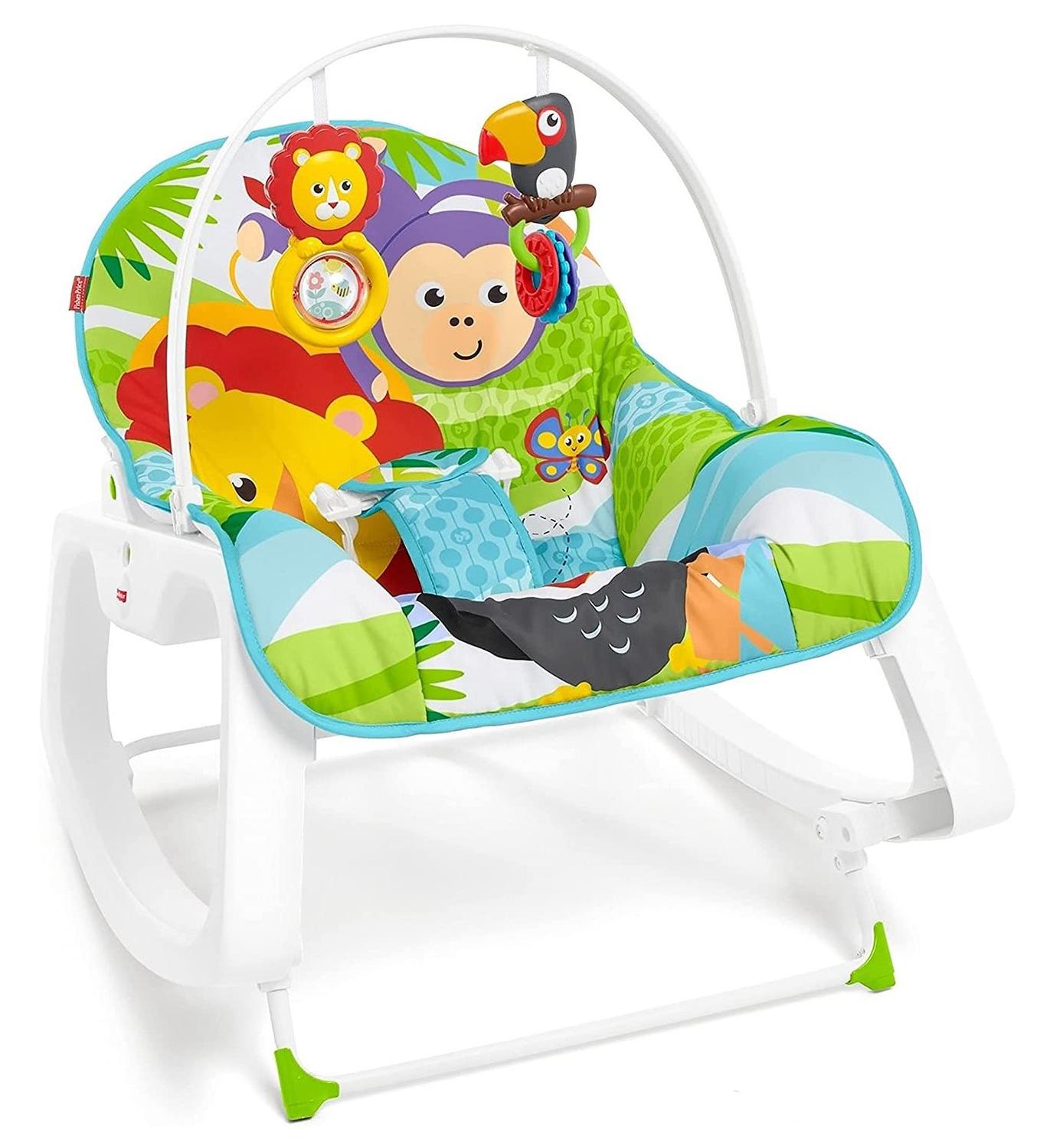 Cadeirinha Macaquinho e Leão Fisher Price para Bebês Mattel - GDP94 ...