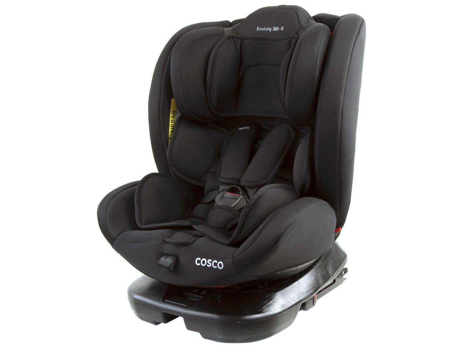 Cadeirinha para Auto Reclinável com Isofix Cosco Kids Evolutty 0 a 36kg 4 Posições 360º