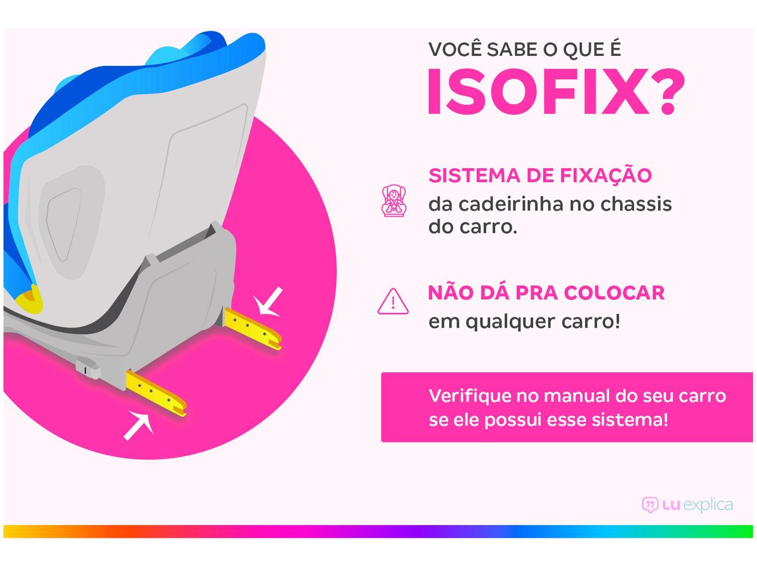 Cadeirinha para Auto Reclinável com Isofix