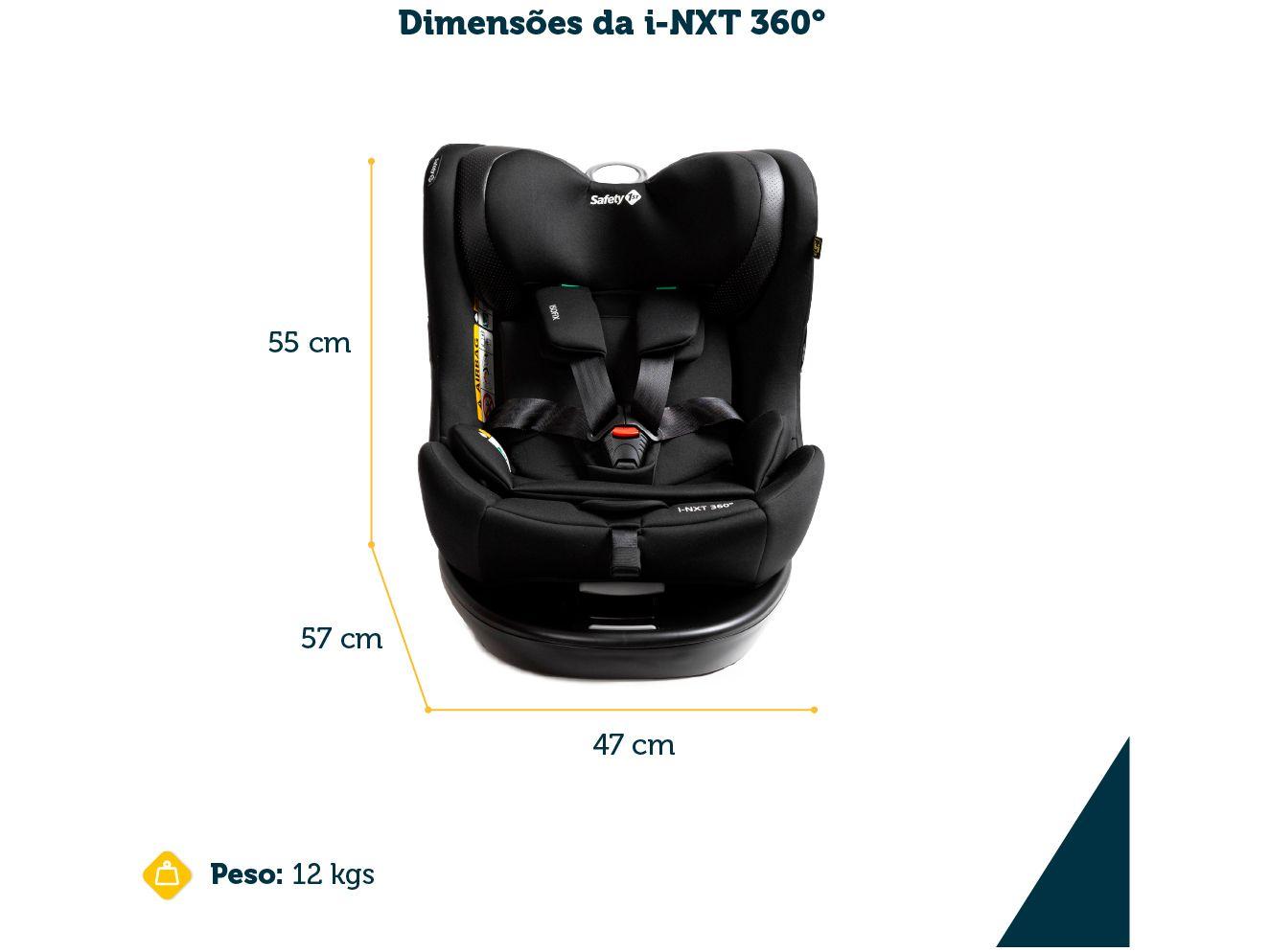 Cadeirinha para Auto Reclinável Safety 1st i-NXT