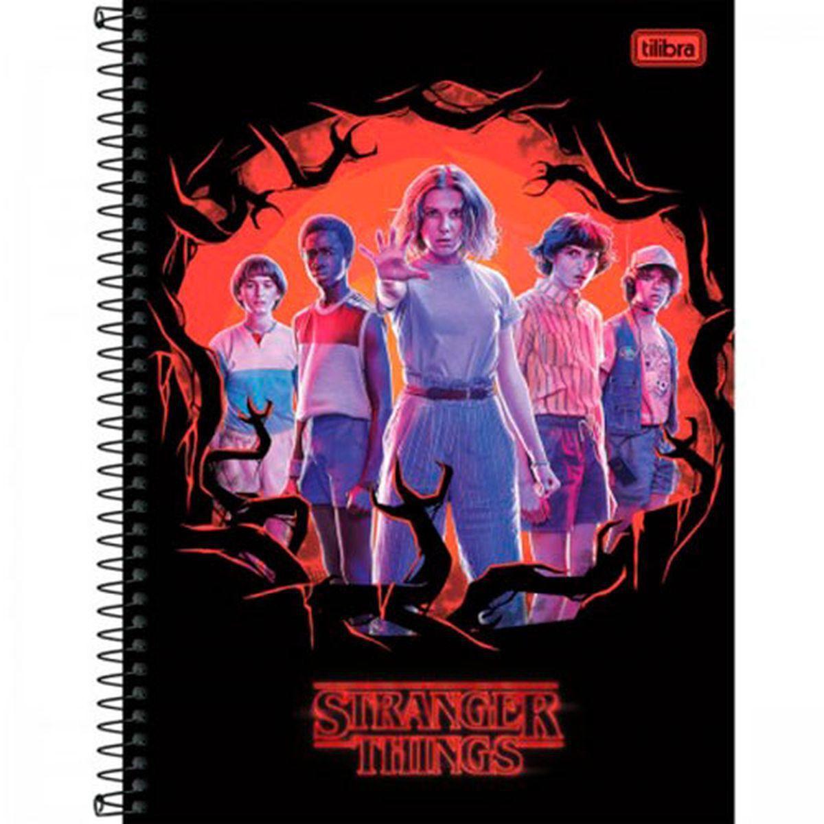 Caderno 10 Matérias Univ Cd Esp 160fls Stranger Things Tilibra - Caderno  Escolar / Universitário - Magazine Luiza