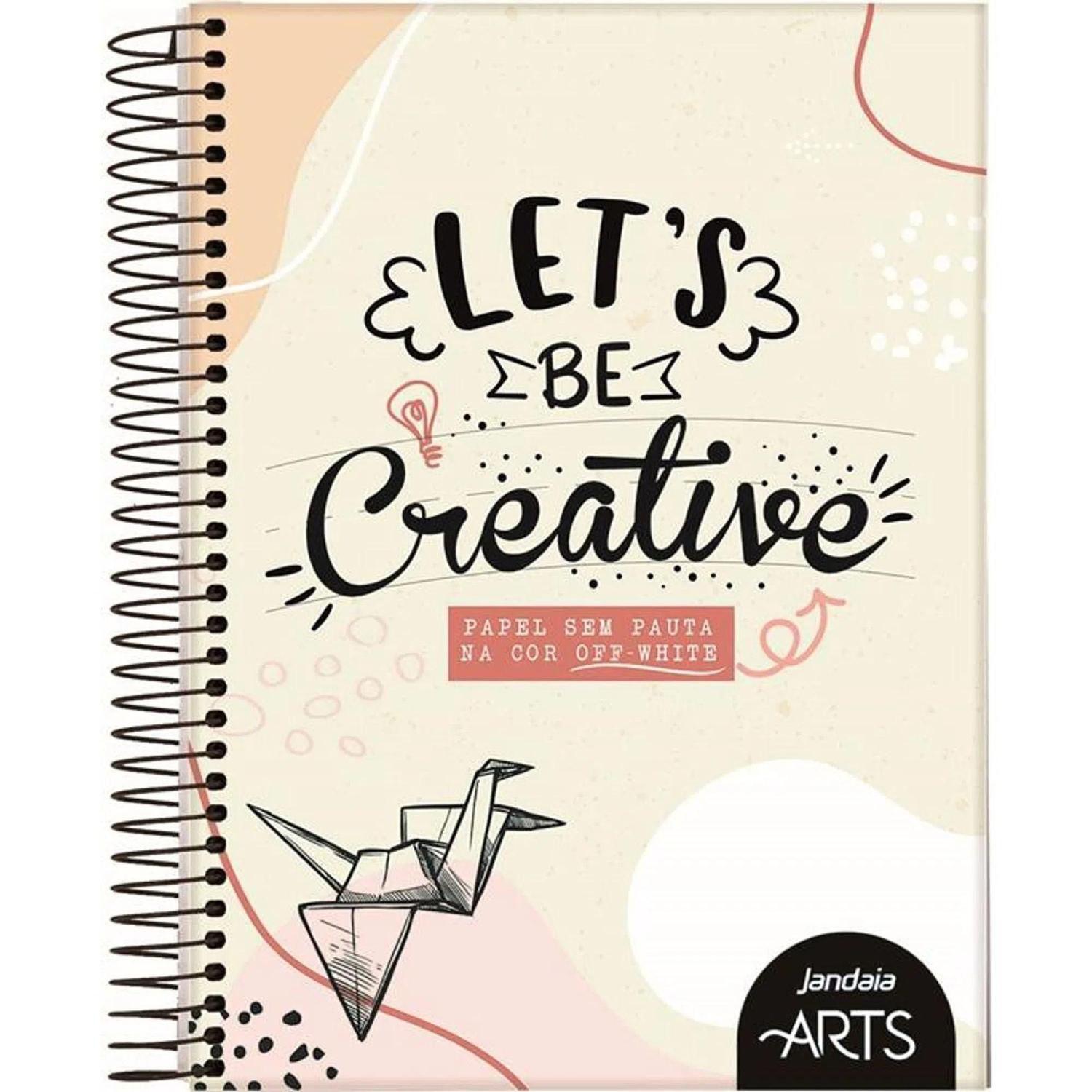 Caderno Criativo Sem Pauta Off White Para Desenho Capa Dura - Jandaia -  Caderno - Magazine Luiza