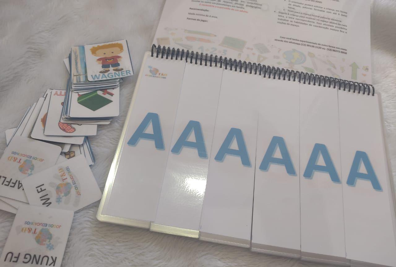 Caderno De Alfabetização Jogo pedagógico material educativo - T&amp;D Jogos ...