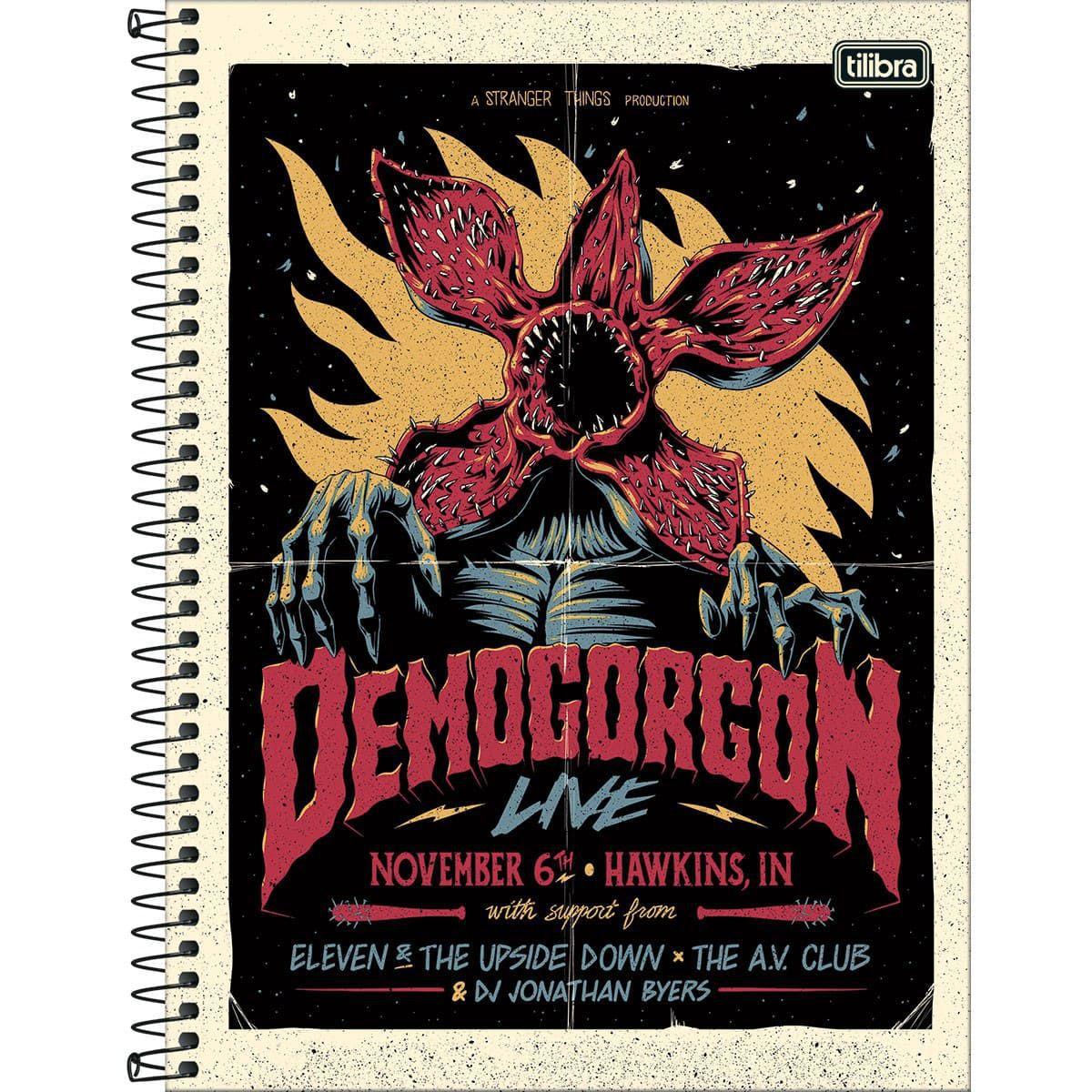 Caderno Stranger Things Capa Dura Uni 1 Matéria Tilibra - Caderno -  Magazine Luiza