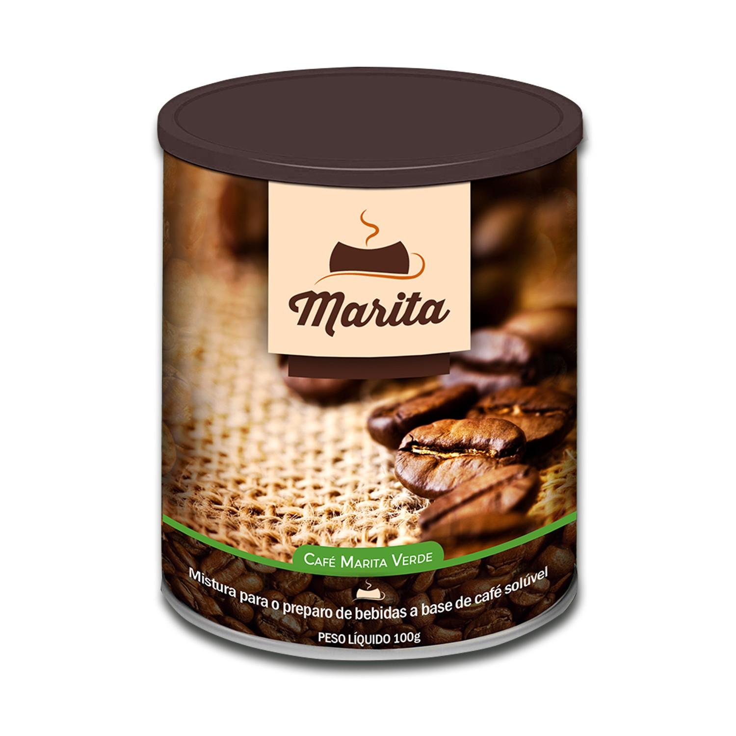 Café Marita Verde solúvel 100gr Original Alimentos