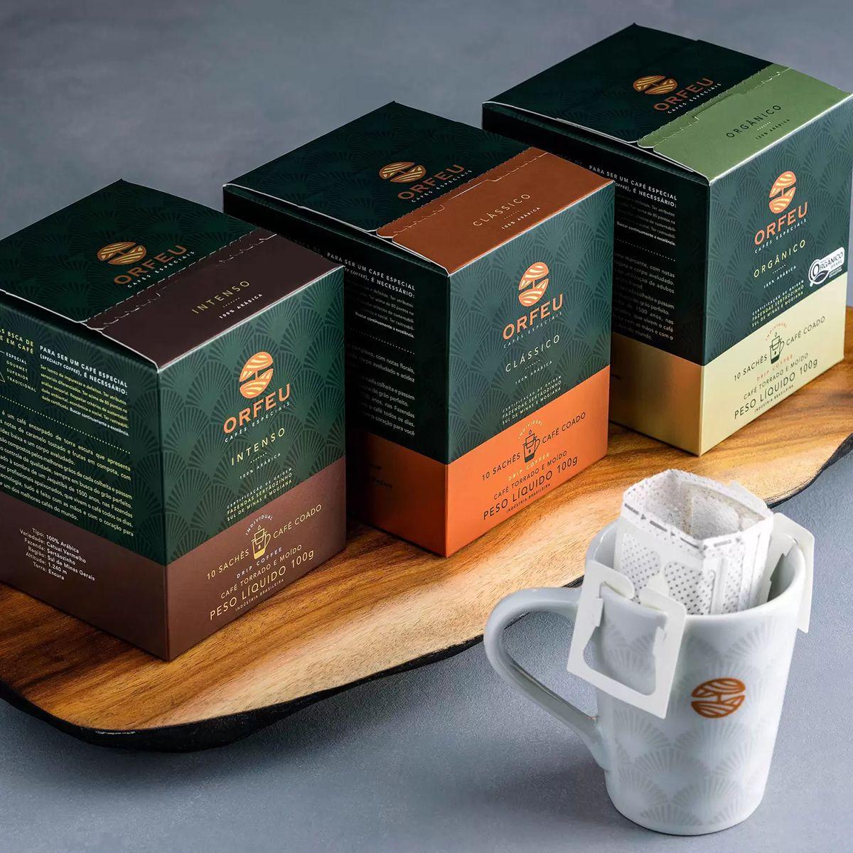Cafe Orfeu Drip Coffee 3 Sabores 30 Saches Cafe Magazine Luiza