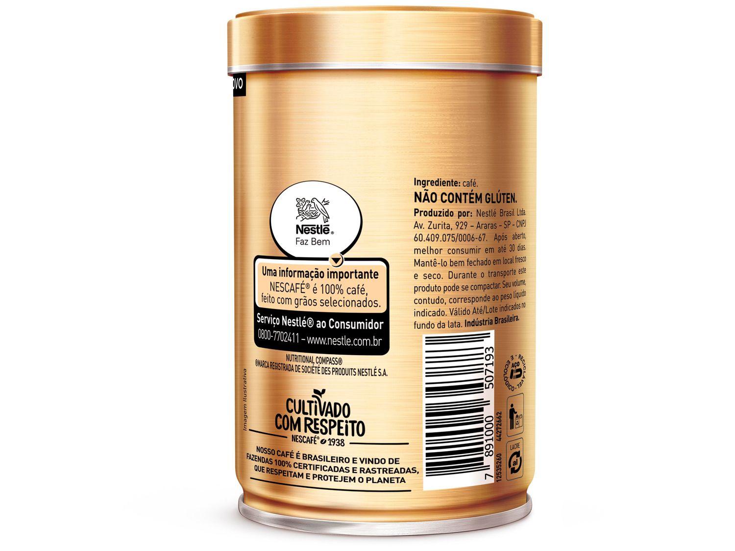 Café Solúvel Nescafé Gold Espresso Intensidade 9 - Lata 100g