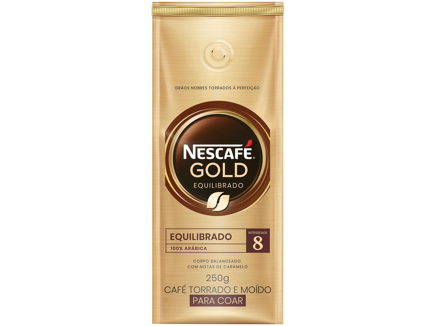 Café Torrado e Moído Nescafé Gold Equilibrado 250g