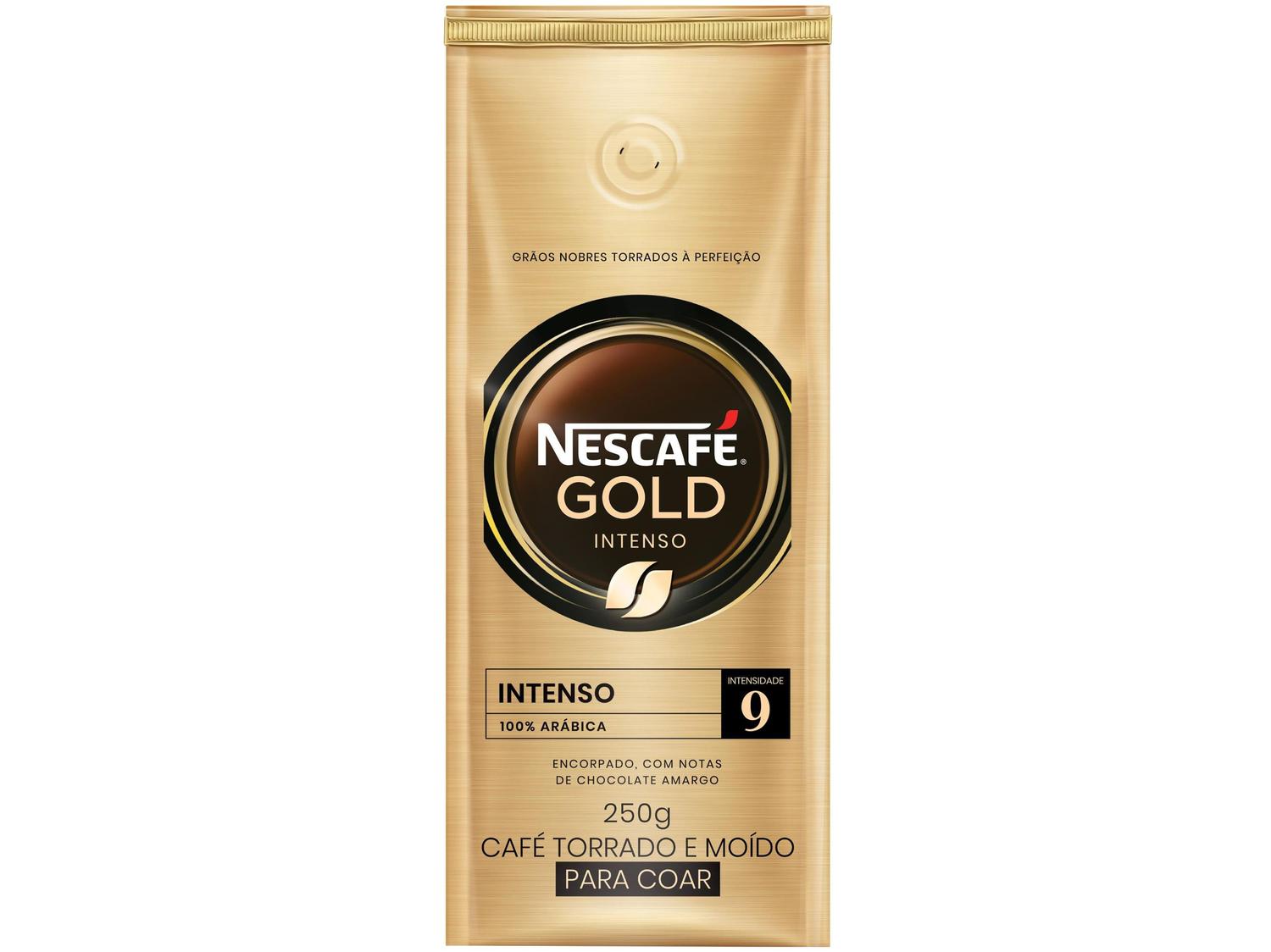 Café Torrado e Moído Nescafé Gold Intenso 250g